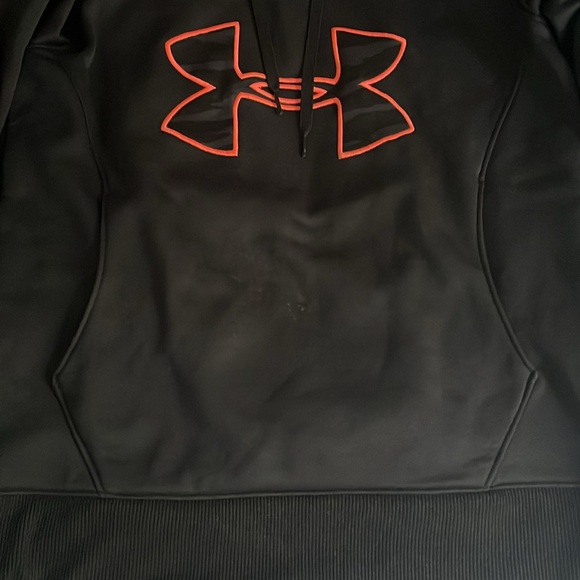 Under Armour women’s sweatshirt hood extra small black sweater hoodie camouflage - Picture 5 of 10